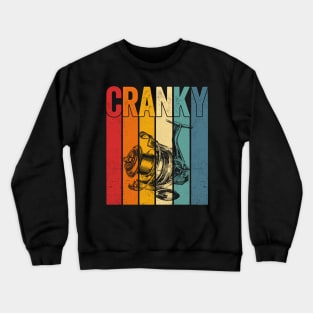 Cranky Fishing Crankbait Lure Crewneck Sweatshirt